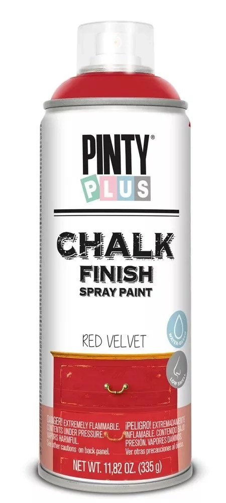 PINTY PLUS CHALK SPRAY BÁRSONY PIROS / RED VELVET  400ml