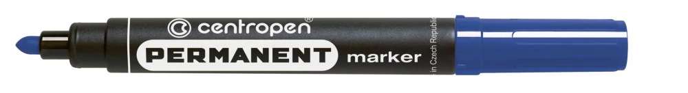 Centropen alkoholos marker kerek kék