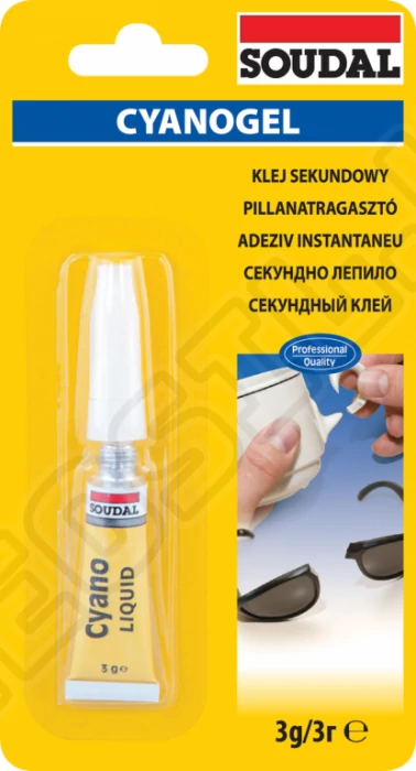 Soudal 84A Pillanatragasztó 3g gél