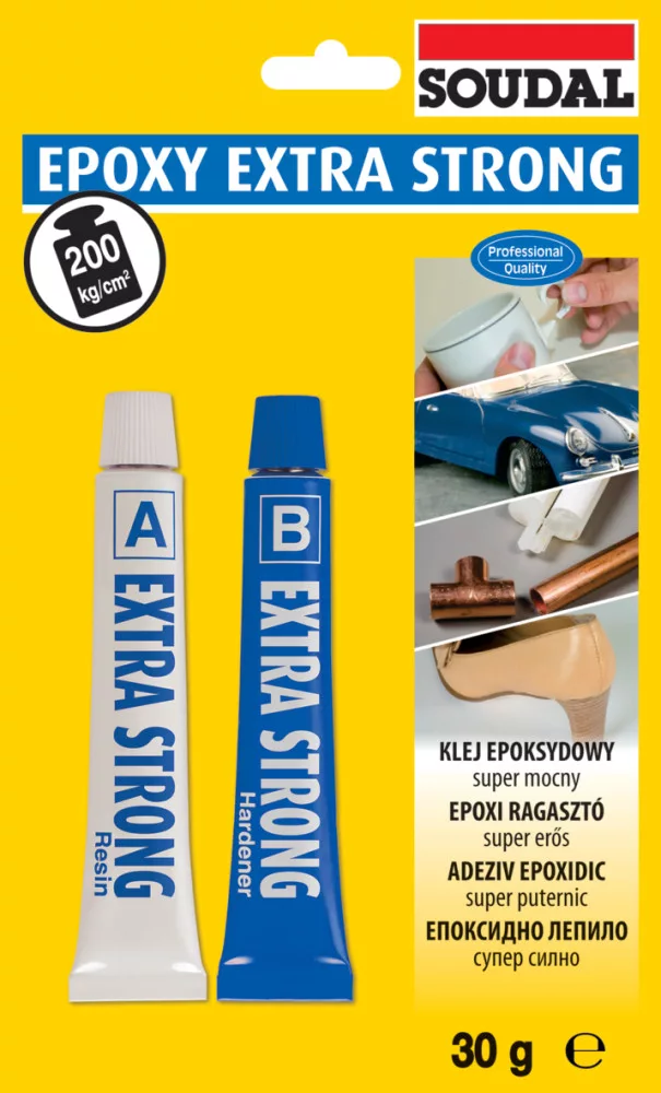 Soudal epoxy strong ragasztó 30 g (2x15 g)