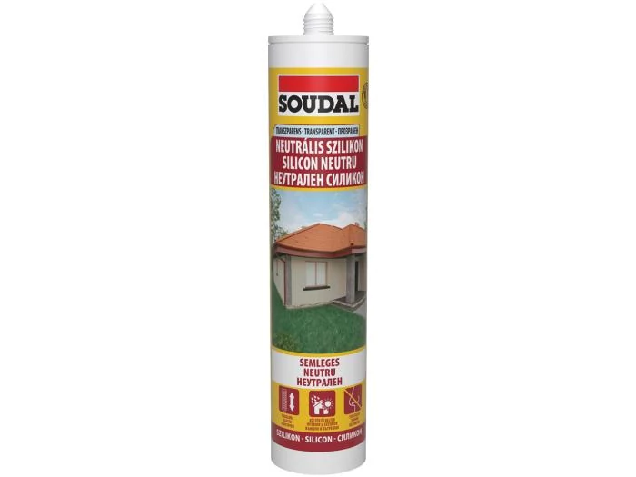 Soudal Neutrális szilikon transzparens 280ml