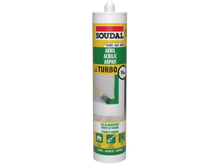 Soudal 280mL Turbo Akryl tömítő