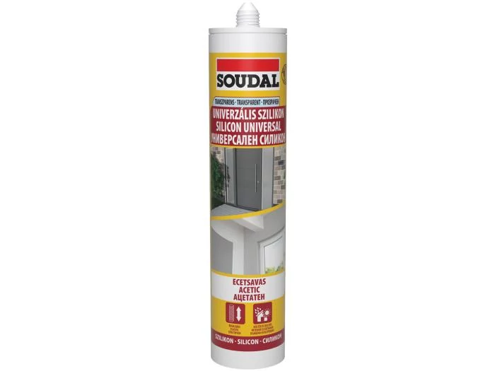 Soudal Univerzális szilikon transzparens 280ml