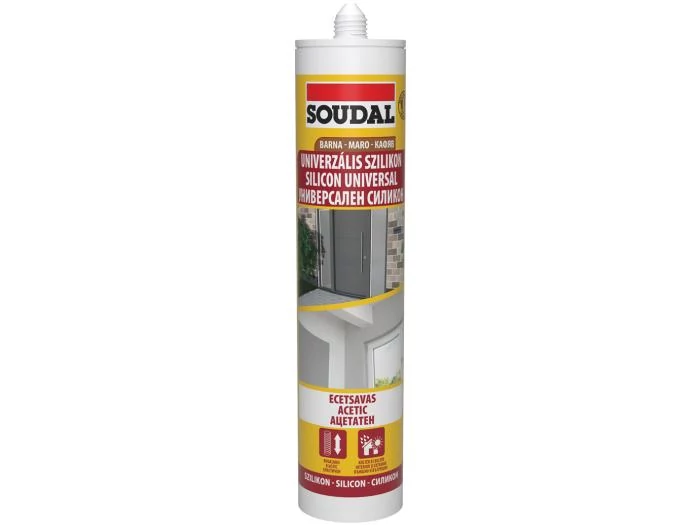 Soudal Univerzális szilikon barna 280ml