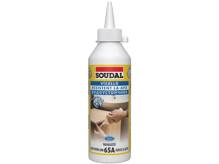 Soudal 65A Vízálló faragasztó/250g D3