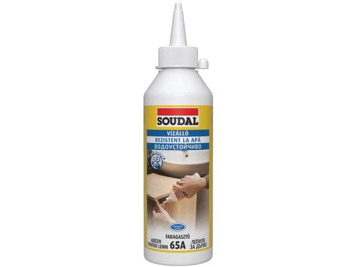 Soudal 65A Vízálló faragasztó/750g D3