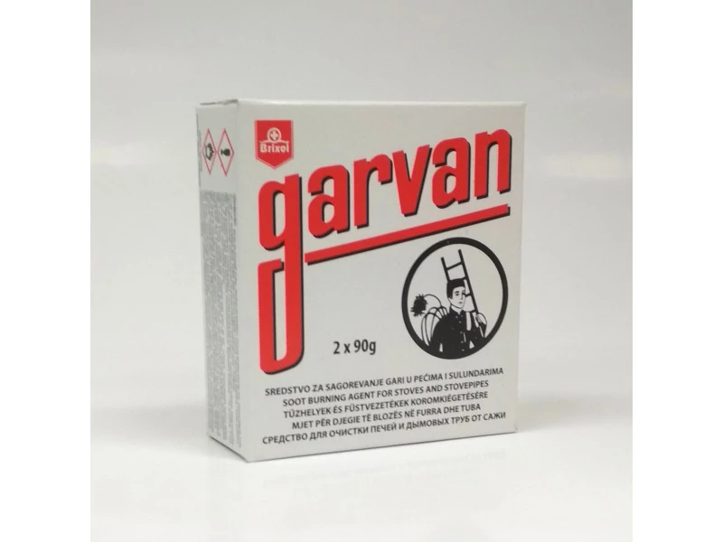 Garvan 2x90g koromtalanító, kandalló tisztító