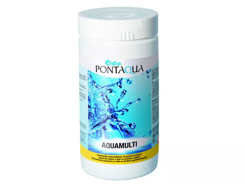 Uszoda - Aquamulti Mini 1kg 20g-os tabletta (algaölő+pelyhesítő+klór)