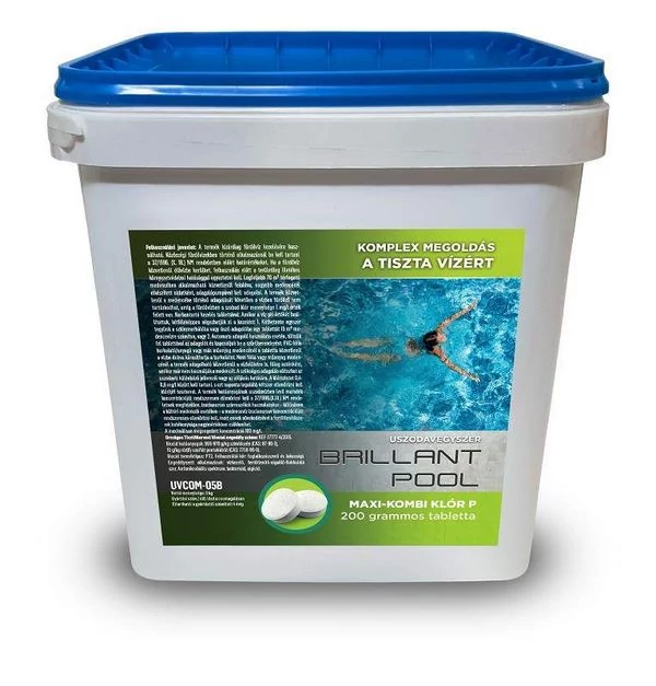 MAXI-KOMBI Brillant Pool  200g-os tabletta 5 kg