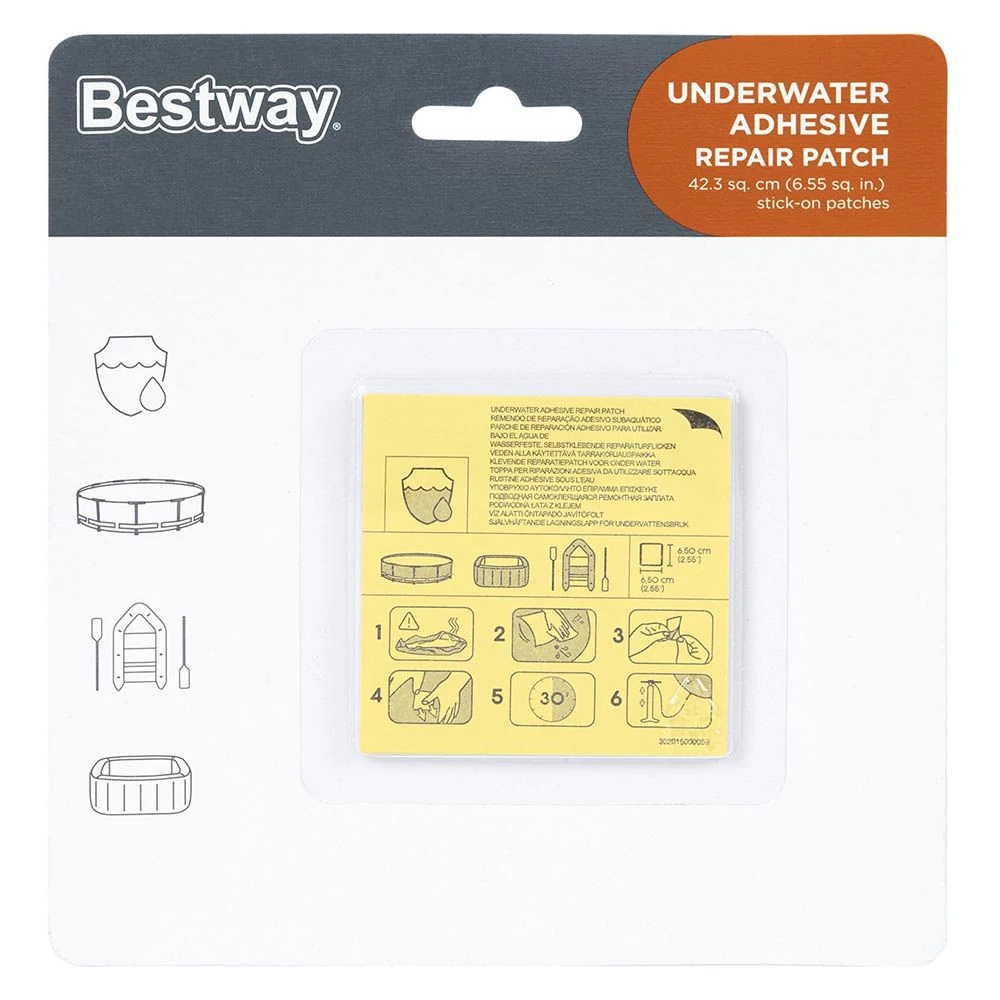 Bestway vízalatti javító folt 6,5 x 6,5 cm 10db
