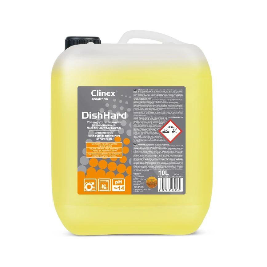 CLINEX DISH HARD gépi mosogatószer PH13 10L