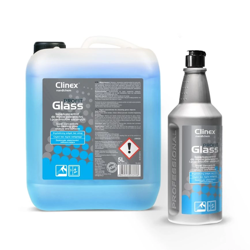 CLINEX PROFIT Glass üvegtisztító koncentrátum 5L
