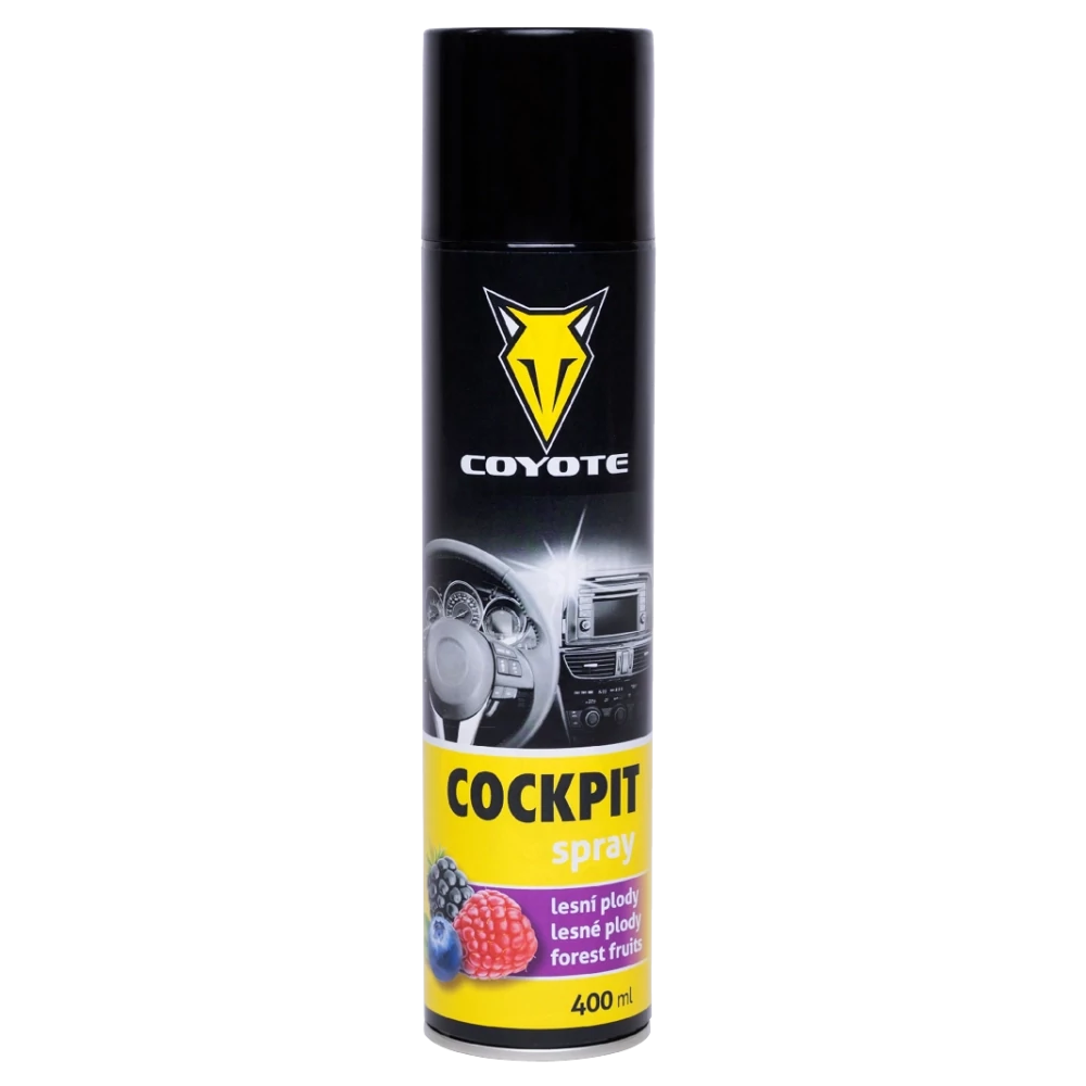 COYOTE Műszerfalápoló spray erdei gyümölcs 400ml