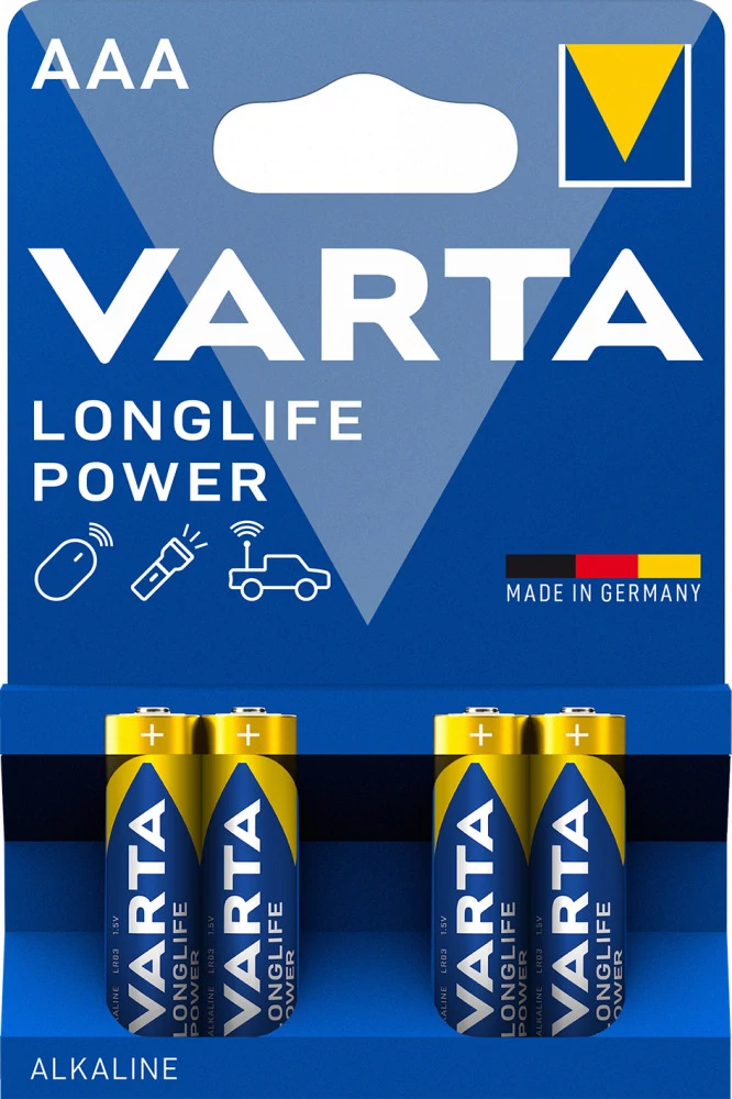 Varta elem mikro cerzua. LR03 Longlife Power 4db/csomag