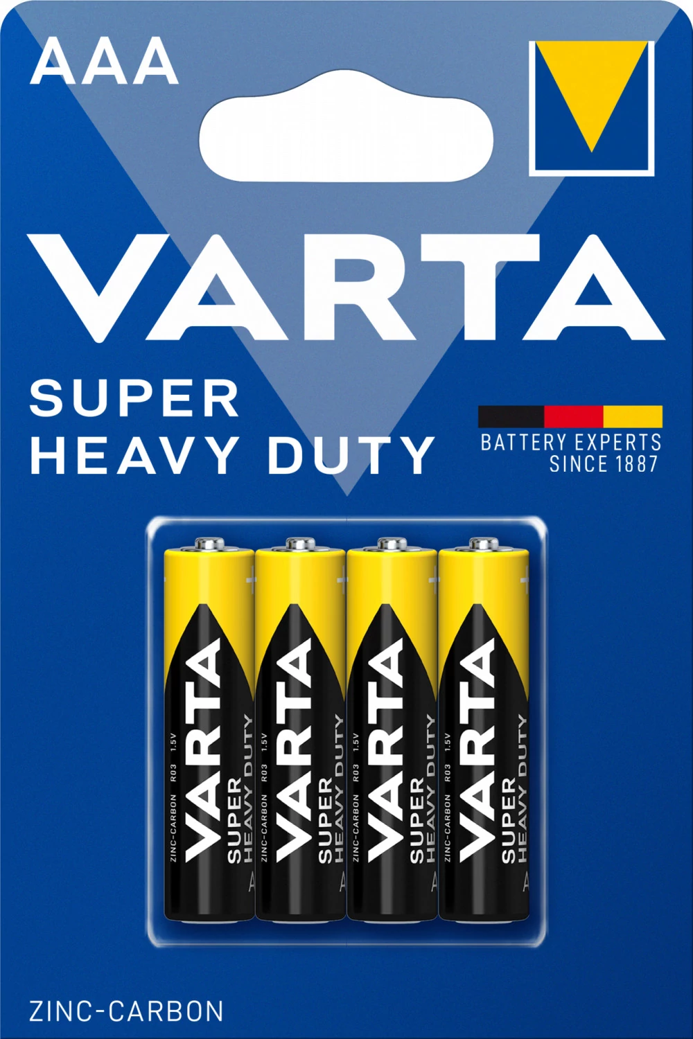 Varta elem mikro ceruza Super Heavy Duty R03  4 db/csomag