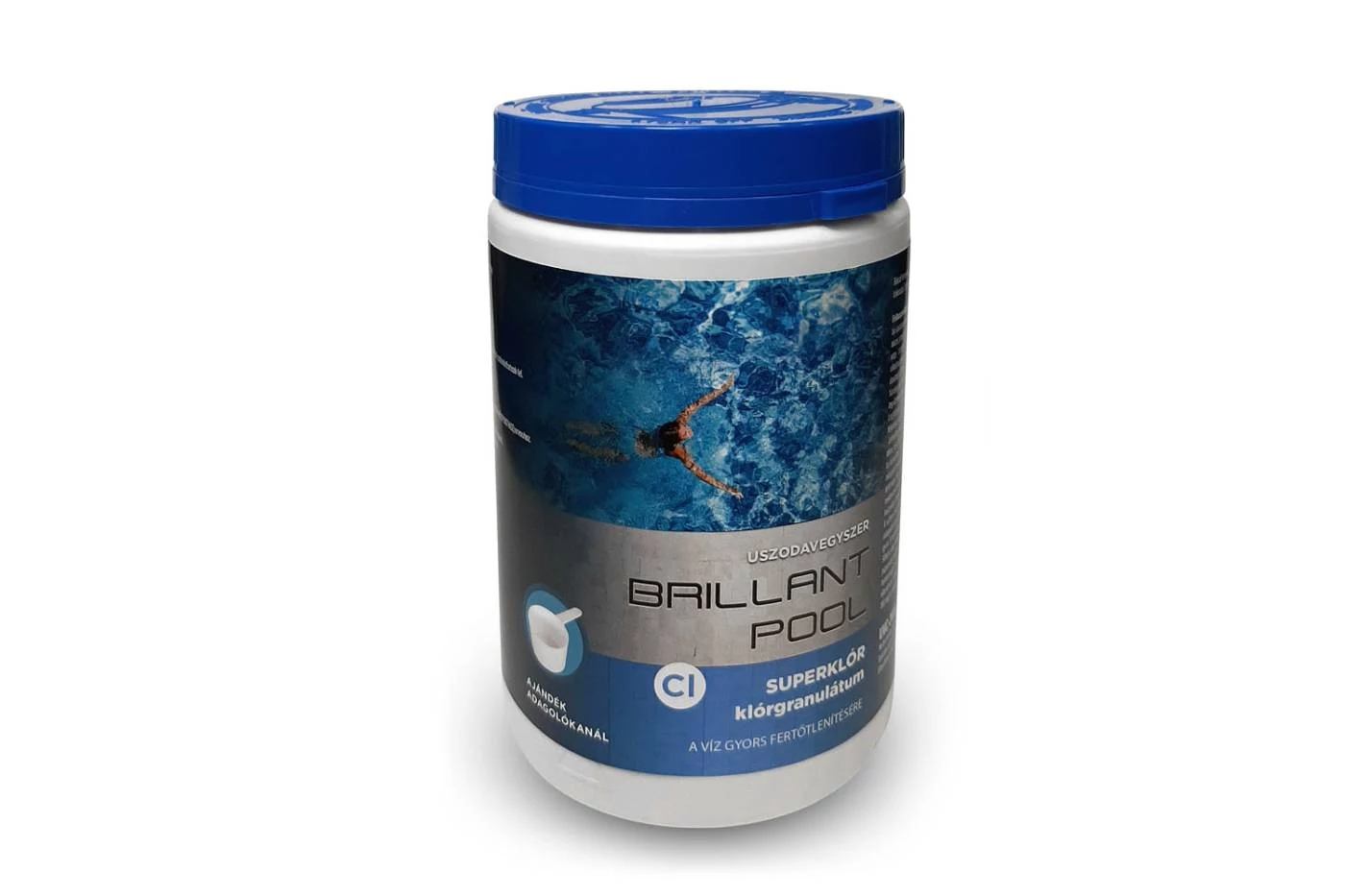 SUPERKLÓR Klórgranulátum 1 kg Brillant Pool