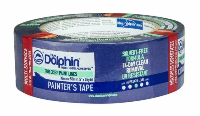 Blue Dolphin kül-beltéri kék festő- maszkoló szalag 14napos UV-álló 48mm x 50m
