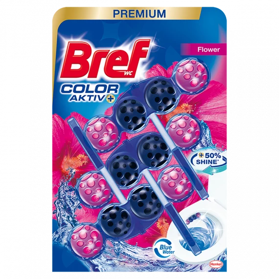 Bref wc illatosító Fresh Flower 3x50g