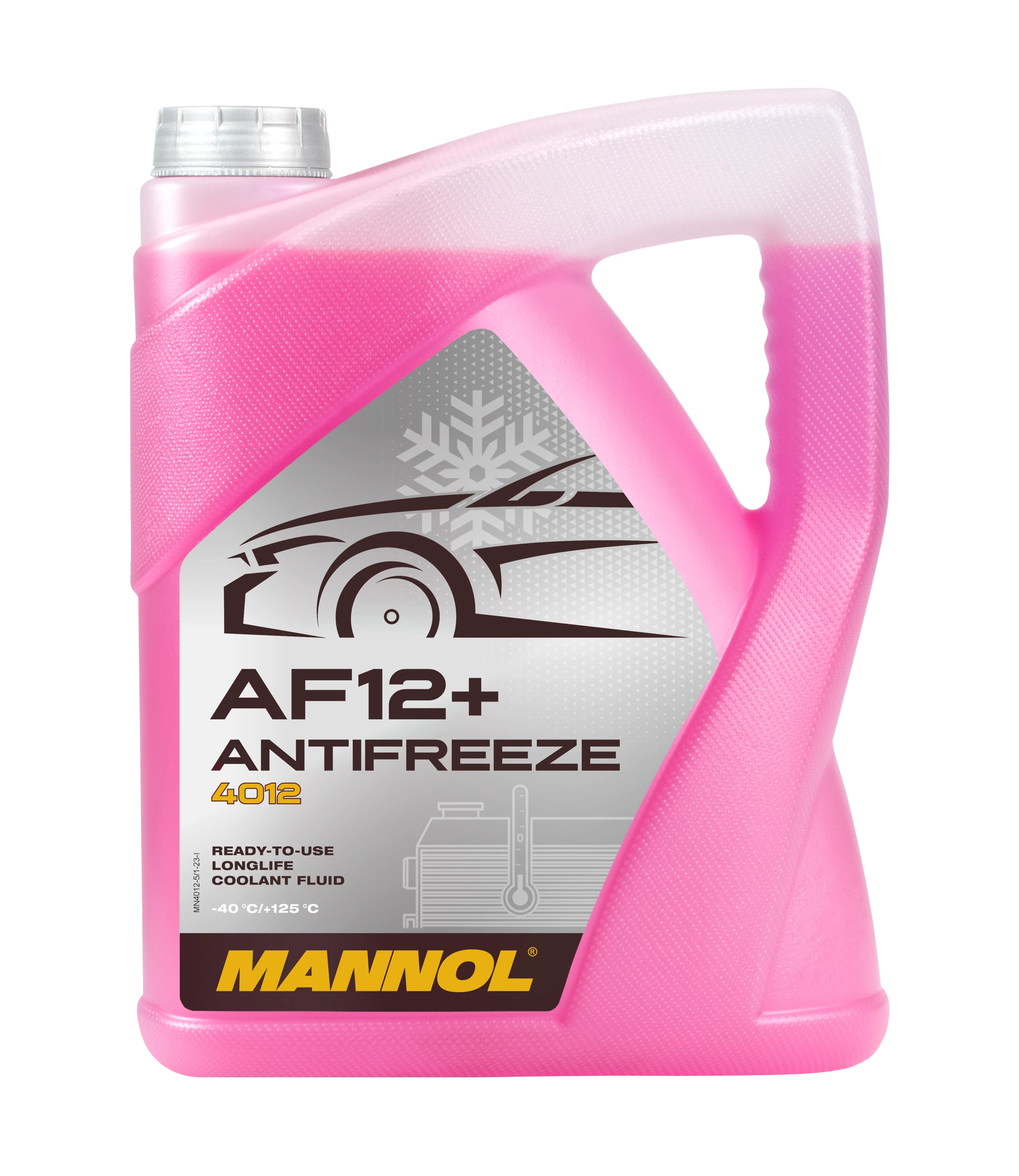 MANNOL Fagyálló AF12+ (-40 °C) Longlife 5L Rózsaszín