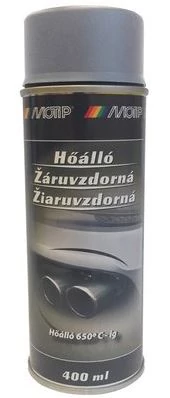 Motip - Hőálló ezüst, festék spray, TES4032, 400 ml