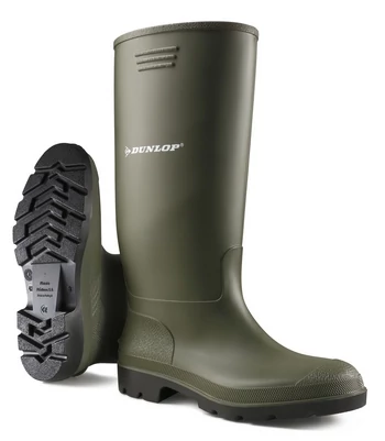 Dunlop PVC csizma zöld 43-as