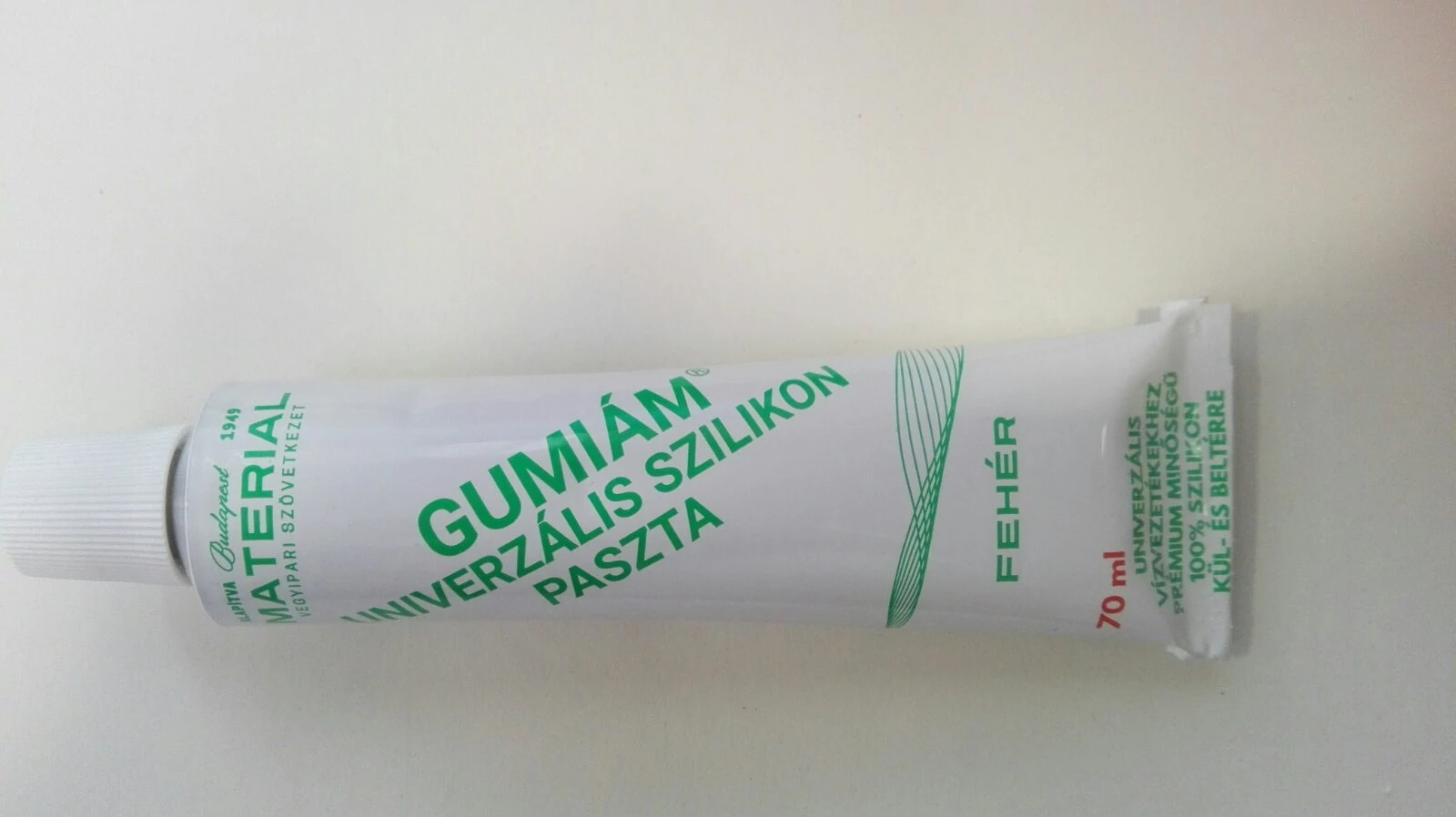 Gumiám zöld tubus 70ml csomagolatlan