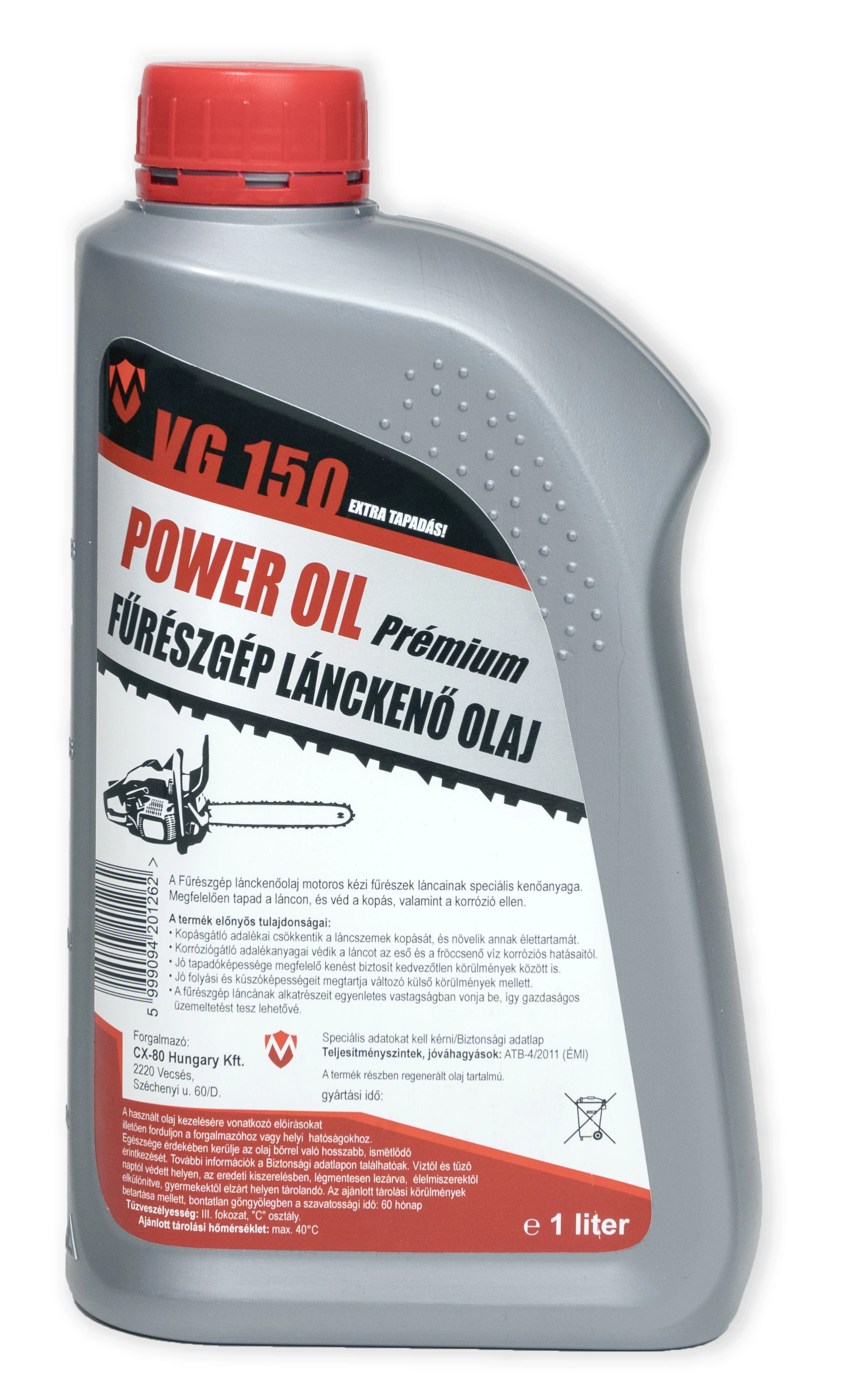 Power Oil-Fűrészgép lánckenő olaj, VG150, 1L