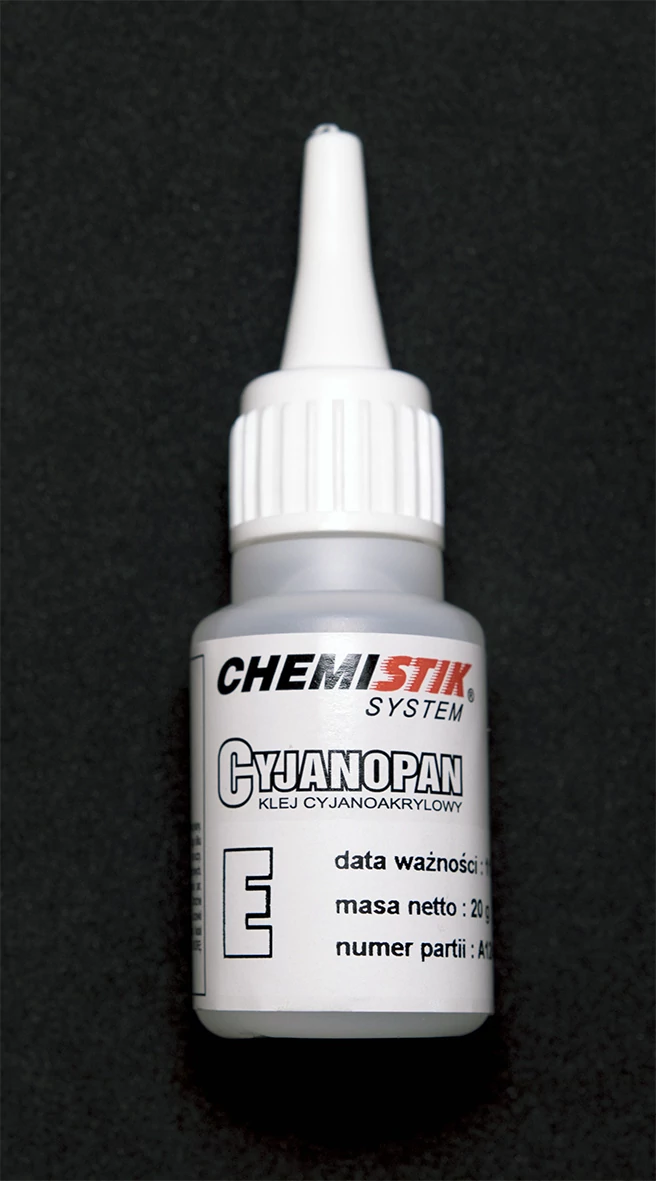 Chemistik - Cyjanopane E, pillanatragasztó, 20g