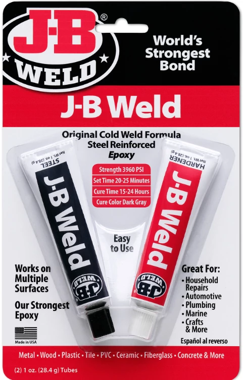 J-B Weld Steel Reinforced Cold-Weld