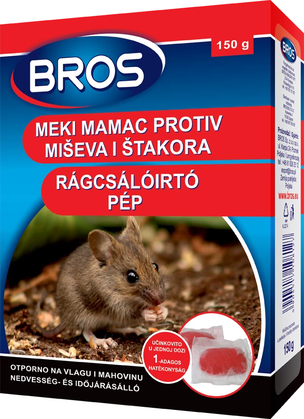 Bros rágcsálóirtó pép 150g