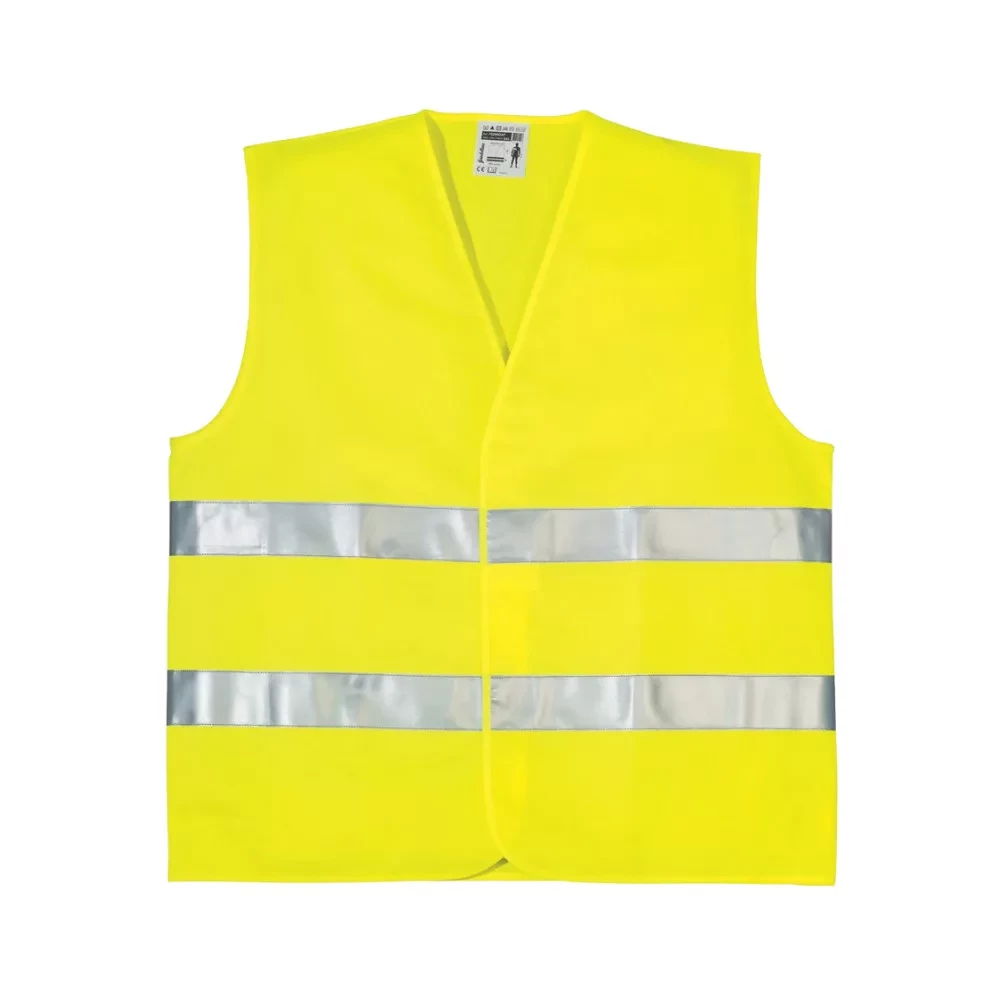 FÉNYVISSZAVERŐS SÁRGA LÁTHATÓSÁGI MELLÉNY  M-XXL univerzális méret