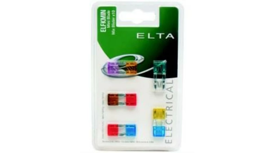 Elta VXPRO  biztosíték készlet  mini késes  10 darabos bliszter
