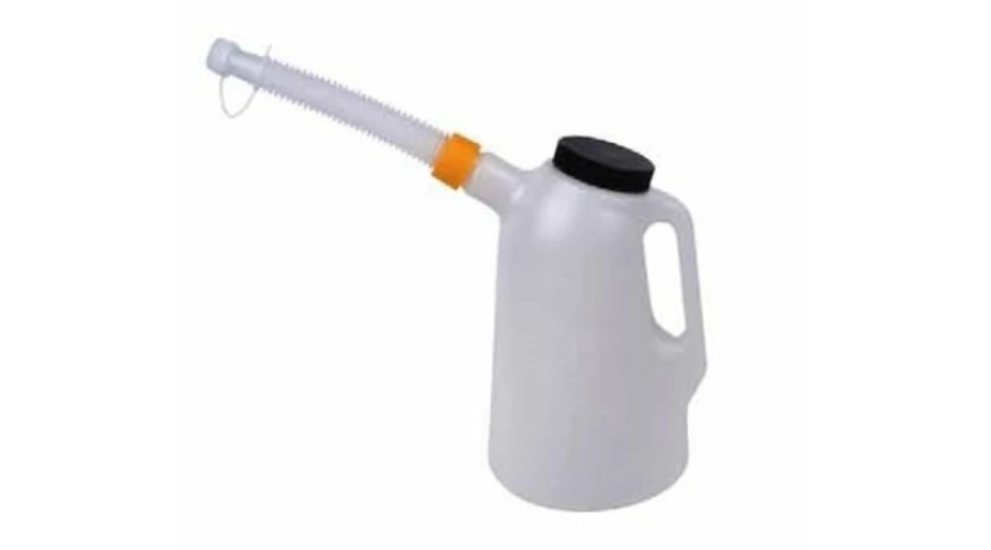 Olajbetöltő kanna | fehér | 5 liter