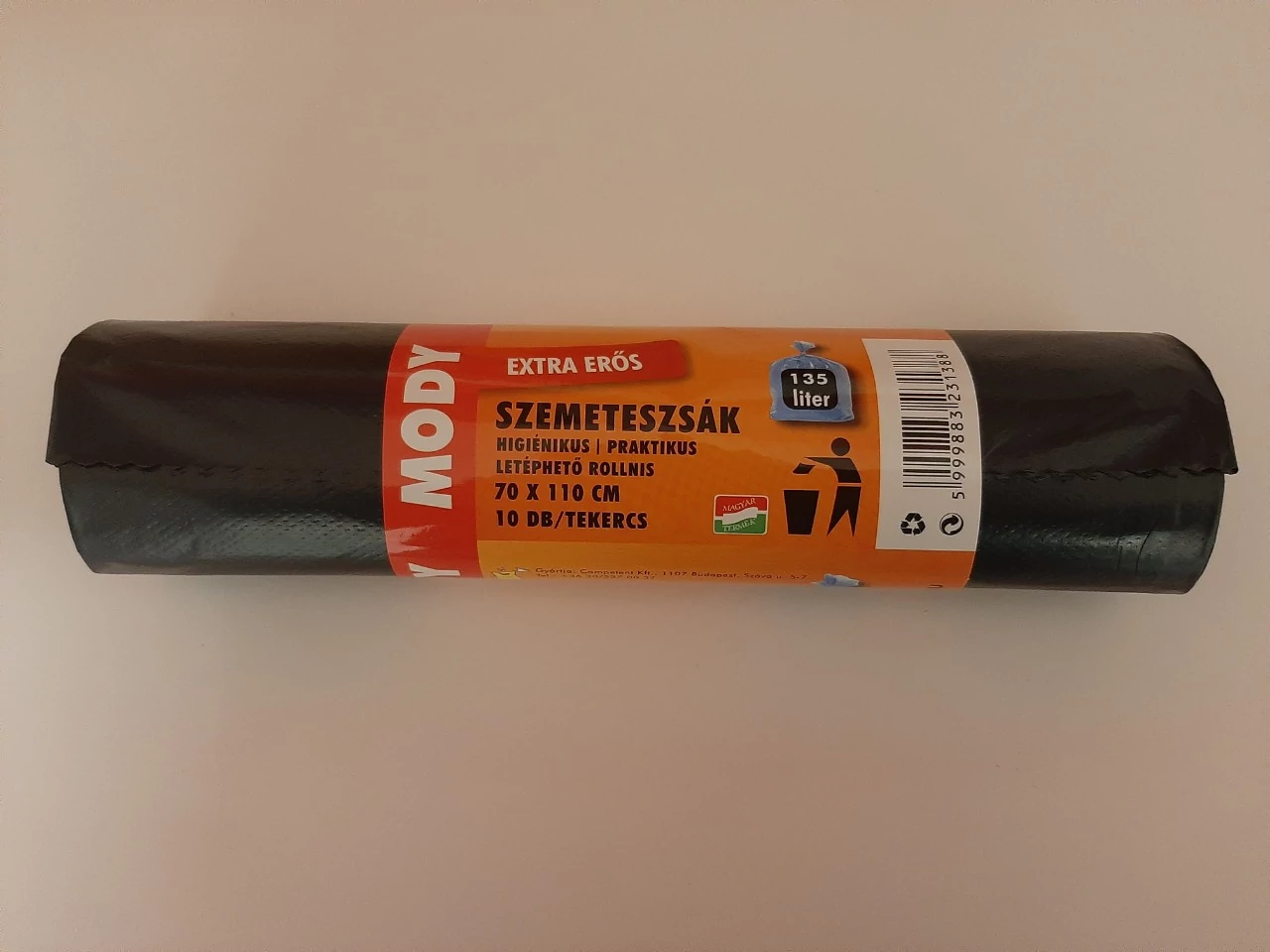 Szemeteszsák, 135 l (70*110 cm)