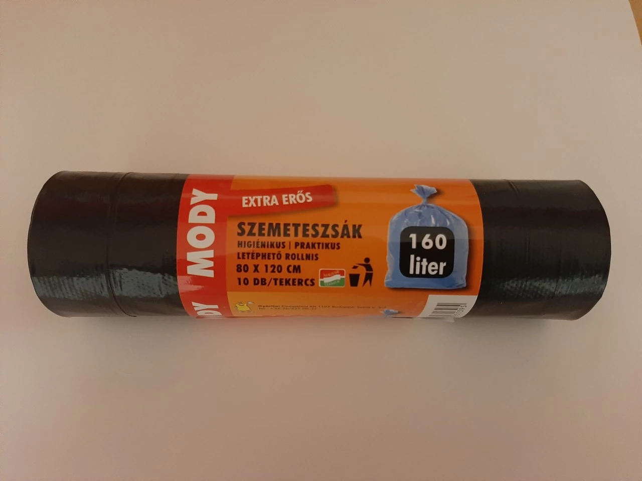 Szemeteszsák, 160 l (80*120 cm)