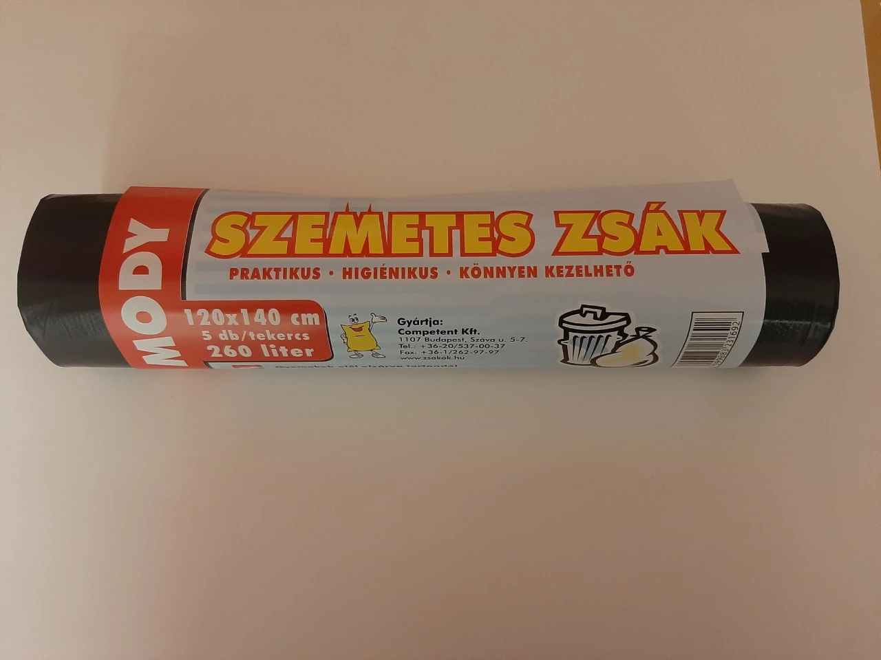 Szemeteszsák, 260 l (120*140 cm)