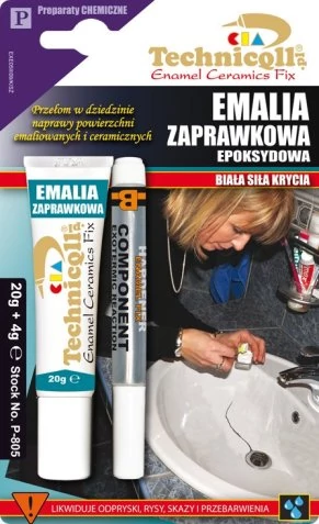 Technicoll - Zománcjavító, 20g + 4g