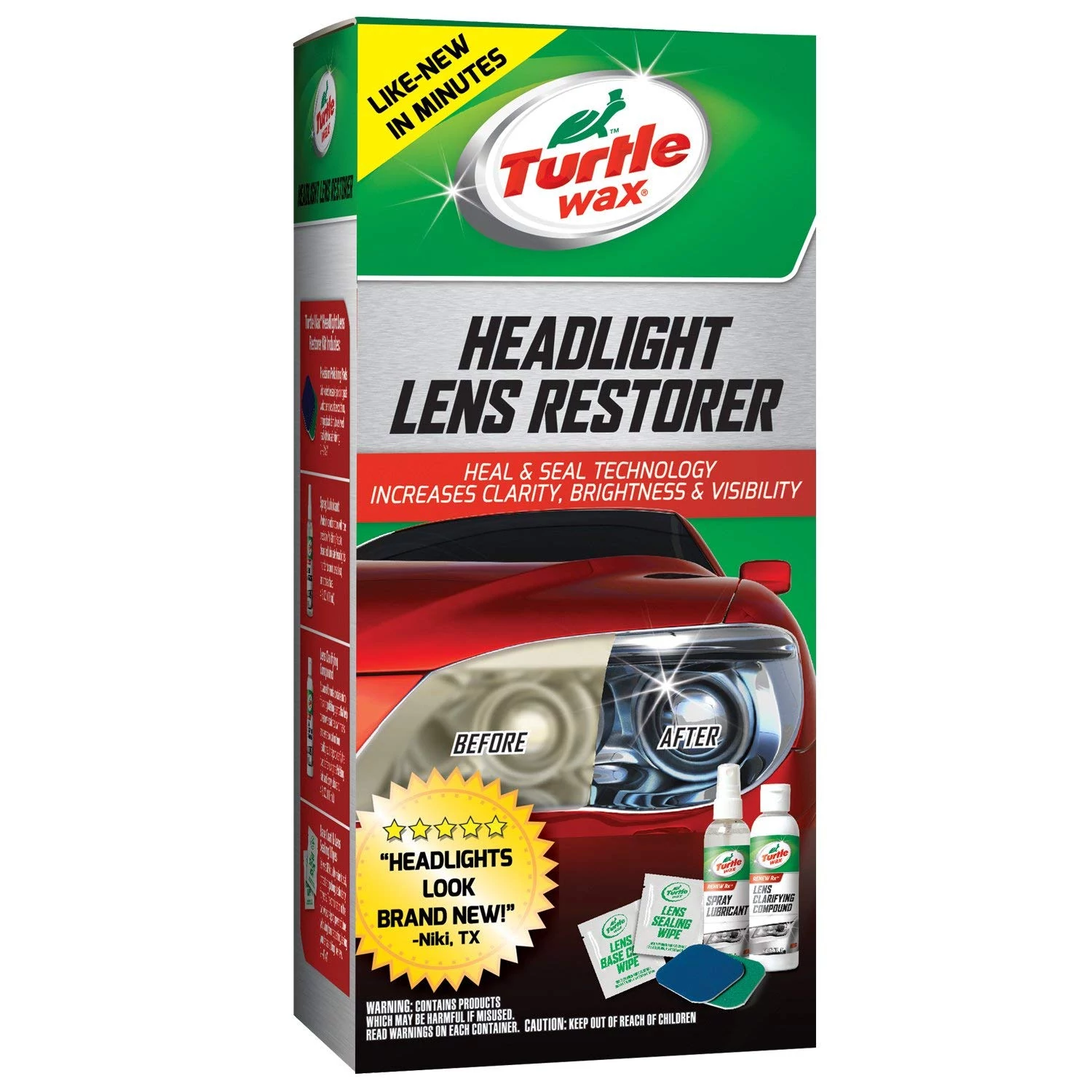 Turtle Wax GL Fényszóró felújító készlet