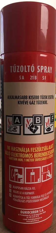 Tűzoltó spray háztartási 600ml ABF